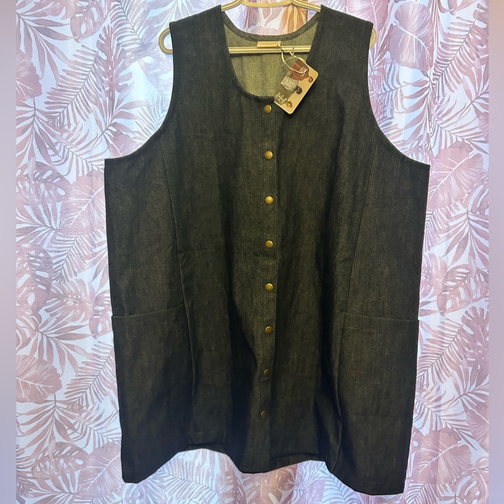 Consciouss Clothing Snap Smock Dress